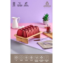 PremiumPort Kırmızı Ametist Döküm Yanmaz Yapışmaz Baton Kek Kalıbı