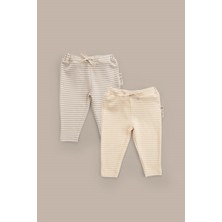 Little Gusto Sophie la girafe Organik Pamuk 2'li Bebek Pantolonu