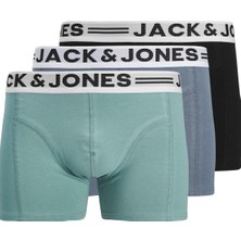 Jack & Jones Sense Erkek Boxer 3’lü Paket – Pamuklu, Rahat Kesim (Noos)