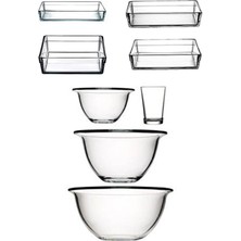 PremiumPort Şık ve Dayanıklı 8 Parça Premium Borcam Seti, Şıklığınıza Şıklık Katın