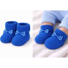 Anuk Grup Bebek Örgü Patiği 0-6 Ay Mevlüt Sünnet Hediyelik