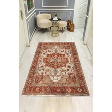 Dolce Mariee Klasik Desenli Dijital Baskı Kaymaz Taban Halı H0087