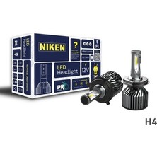 Niken Xenon Pro Serisi H4 LED Far Ampulü 12V Şimşek Etkili