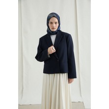 Camellia Scarfs Elenora Soft Eşarp - Lacivert
