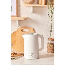 Allians Mavi Renkli Paslanmaz Çelik El Yakmaz Su Isıtıcı, Dayanıklı ve Şık Tasarım