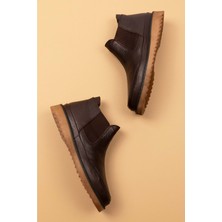 Gondol Erkek Hakiki Deri Günlük Bot SRC.346 - Kahverengi - 43 Kahverengi