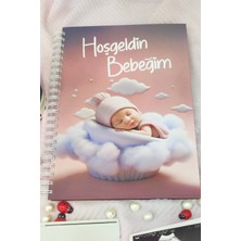 Yunus Copy Hoş Geldin Bebeğim Defteri A4 Boyutunda Pembe