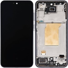 OEM Samsung A356 A35 LCD Ekran Kasalı OLED - Siyah