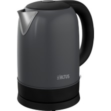 Altus Paslanmaz Çelik Su Isıtıcı Kettle, Antrasit Renk, Hızlı ve Güvenli Kullanım