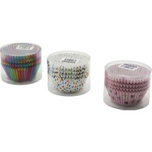 Calperia 1200 Adet Yuvarlak - Ince Muffin Kağıt Kek Kapsülü Ağız Çap: 6.5cm - Derinlik: 2.5cm (5047)