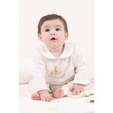 Little Gusto Sophie la girafe Organik Pamuk Bebe Yakalı Tulum