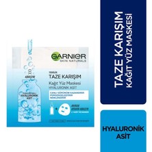 Mybl Garnier Taze Karışım Hyaluronik Kağıt Yüz Maskesi
