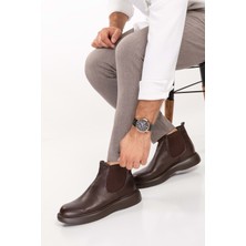 Gondol Erkek Hakiki Deri Günlük Bot SRC.704 - Kahverengi - 39 Kahverengi
