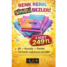 Silpak Nano Mikrofiber Sihirli Bez 3'lü