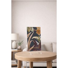 Arvion Zarif Yapraklar – Botanik Cam Tablo