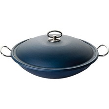 PremiumPort 32CM Wok Tava ve Kapak Seti, Şık ve Kullanışlı Mutfak Gereci