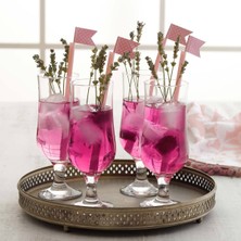 PremiumPort 6'lı Cam Kokteyl Bardağı Seti, 385 Ml, Soğuk Içecekler Için Ideal