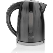 Allians Elektrikli Su Isıtıcı Kettle, 25003, Gri, Hızlı ve Güvenilir Isıtma
