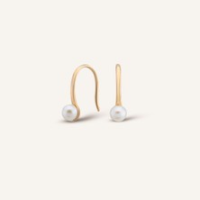 Aja Venara İnci Altın Küpe