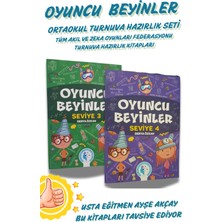 Pat Yayınları Oyuncu Beyinler Ortaokul Turnuva Hazırlık Seti (Seviye 3–4) | Akıl Oyunları | Eğitmen Tavsiyeli