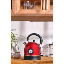 Allians Şık ve Kullanışlı Kırmızı Su Isıtıcısı, Hızlı ve Pratik Kullanım Sağlar