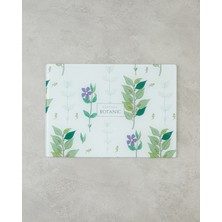 PremiumPort Vintage Botanic Cam Kesme Tahtası 25X35 Cm, Şık ve Dayanıklı Tasarım