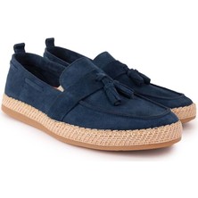 Gondol Içi Dışı Hakiki Deri Hafif Günlük Rahat Ayakkabı SF.1055 - Lacivert Süet - 41 Lacivert Süet