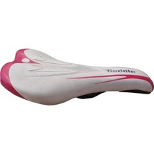Selle Royal Saddle Sele Çelik Ray Kelepçesiz 260MM 130MM Beyaz Kırmızı
