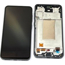 OEM Samsung A366 A36 LCD Ekran Kasalı OLED - Siyah