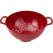 PremiumPort Kırmızı 30 cm Günlük Kullanım Süzgeci, Dayanıklı ve Pratik Tasarım