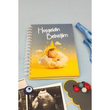 Yunus Copy Hoş Geldin Bebeğim Defteri A5 Boyutunda Mavi