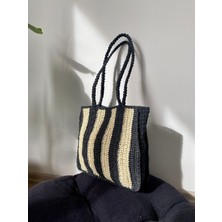 Rabika Iki Renkli Tote Çanta
