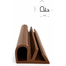 MAKPLASTİK FİTİL PROFİL P 057 Ahşap Kasa Fitili 6 Metre