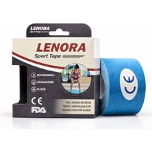 Lenora Sport Tape Kinezyo Bant | Spor ve Fitness Destek Bandı | Esnek, Suya Dayanıklı | Turuncu – Mavi – Kırmızı – Yeşil