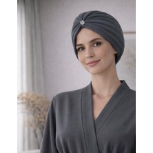 Organickid Aurora Kadın Antrasit Saç Bonesi