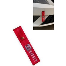 Tusba Market Seat Uyumlu Çıt Çıtlı Tampon Dili Çeki Ipi / Spor Görünümlü Oto Tampon Sticker & Arma Aksesuar