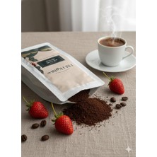 Dağ Çileği Aromalı Türk Kahvesi Öğütülmüş Premium %100 Arabıca Çekirdek