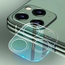 BM Makina iPhone 12 6.1 Pro Full Tempered Kamera Koruyucu Kırılmaz CAM-(5775)