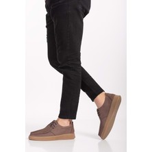 Gondol Hakiki Deri Erkek Loafer Ayakkabı SRC.810 - Vizon Nubuk - 41 Vizon Nubuk