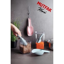 Mutfak Köşesi Alora Çok Amaçlı 3'lü Erzak Küreği - Erzak, Bakliyat, Baharat ve Deterjan Kaşığı - Ölçü Kaşık Seti