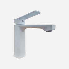 Luxury Faucet Lavabo Bataryası Beyaz
