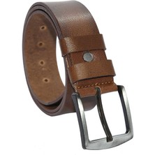 Taba Tek Katmanlı Manda Derisi Düz Renk 4.5 Cm.lik Spor Kemer - 511-DUZ-ST