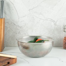 PremiumPort 23 cm Metal Süzgeç, Dayanıklı ve Pratik Mutfak Gereci