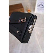 Norvi Deri Şifreli Hakiki Deri Erkek El Çantası Siyah 1232