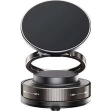 Alvo Store Buğz 360 Dönebilen Araç Içi Telefon Tutucu Vakumlu Magsafe Destekli Masa Üstü Duvar Halka Telefon Tutucu