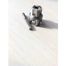 Evim Mabedim Plastik Boru Diş Açma Aparatı 1/2 Inç Borulara Uyumlu, Üst Kalite Çelik, Matkap Ucuna Uyumlu Aparat