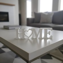 Venora Concept Beyaz Dekoratif Home Yazısı Şeklinde Obje | 3D Baskı