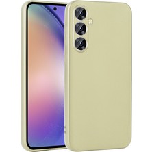 Alan Tech Galaxy S25 Fe Kılıf Zore Premier Silikon Kapak - Gold