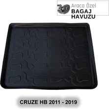Elorcar Chevrolet Cruze Hb 2011 - 2019 3D Bagaj Havuzu