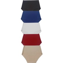 Adeniz 5’li Extra Yüksek Bel Lazer Kesim Dikişsiz Iz Yapmaz Külot(Extra Esnek ve Yumuşak)